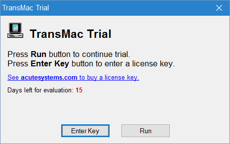 use transmac for mac install on pc